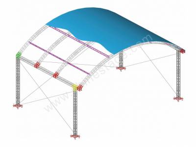 如何搭建舞台桁架灯光音响(xiang)工程？